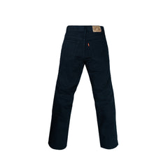 CLASSIC 5 POCKET BLACK DYED COTTON TWILL ROLL UP PANTS 868-2N